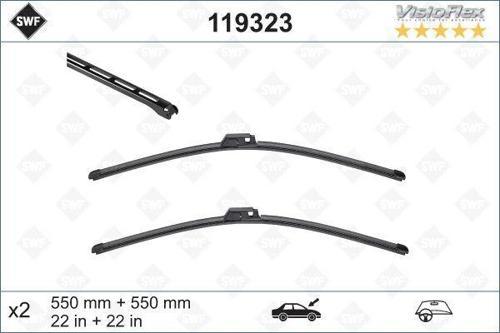 (Swf) Silecek Süpürgesi 550/550Mm (Muz Tıp) Audı A4 (Sası No: 130164>) 11/ 03-> A6 07/01-> VL119323