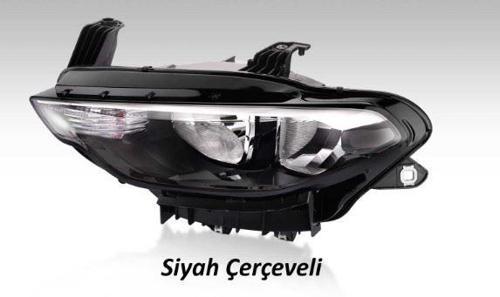 Far Motorlu Sol Fıat Egea  Siyah Çerçeveli AYF.101133