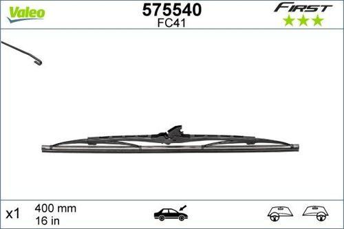 Silecek Süpürgesi Unıversal Grafitli Telli 400 Mm 16" VL575540