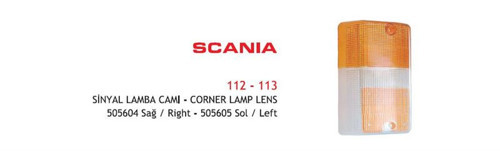 Sinyal Lamba Camı Sol Scanıa 112-113 AYF.505605