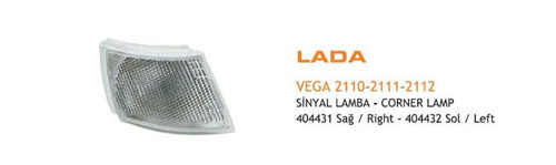 Sinyal Lambası Sol Lada Vega 2110-2111-2112 AYF.404432