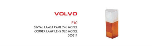 Sinyal Lamba Camı Volvo F10 E.M. AYF.505611
