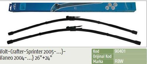 Silecek Süpürgesi (Muz) Vw Crafter Volt-Mercedes Sprınter-Vaneo (650 - 600 Mm) INW018062