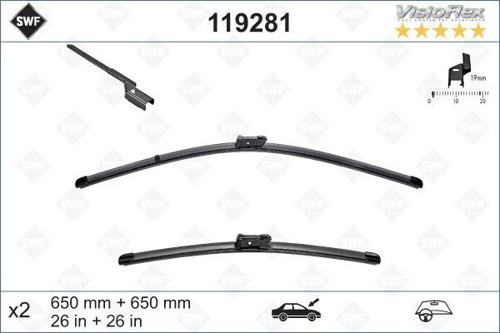 (Swf) Silecek Süpürgesi (X2)Opel Astra J (650+600) VL119281