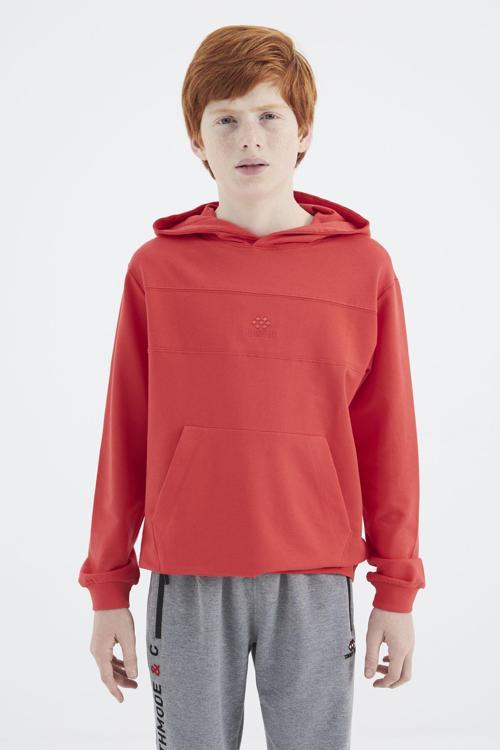 Fiesta Kapüşonlu Basic Erkek Çocuk Sweatshirt - 11181