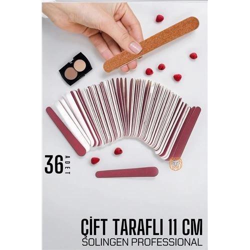Turk Tırnak Törpüsü Kullan-At Çift Taraflı 36 ADET Solingen Professional