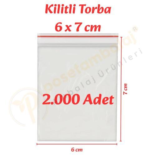 6x7 cm. Kilitli Torba (2.000 Adet)