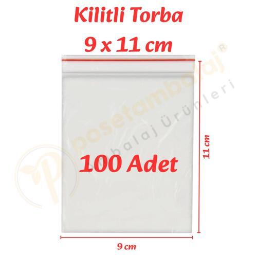 9x11 cm. Kilitli Torba (100 Adet)