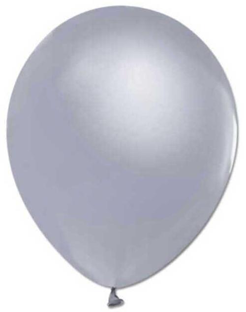 BALON METALİK 12 İNC (JOJO BALLOONS) GÜMÜŞ 100 ADET