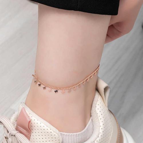 925 Ayar Gümüş Rose Kelebek Halhal (BC-42A332)