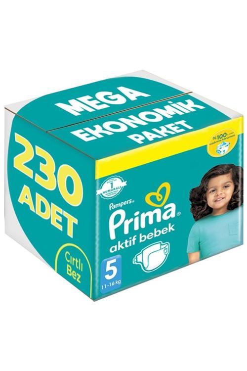 Bebek Bezi Beden:5 (11-16KG) Junior 230 Adet Mega Ekonomik Pk