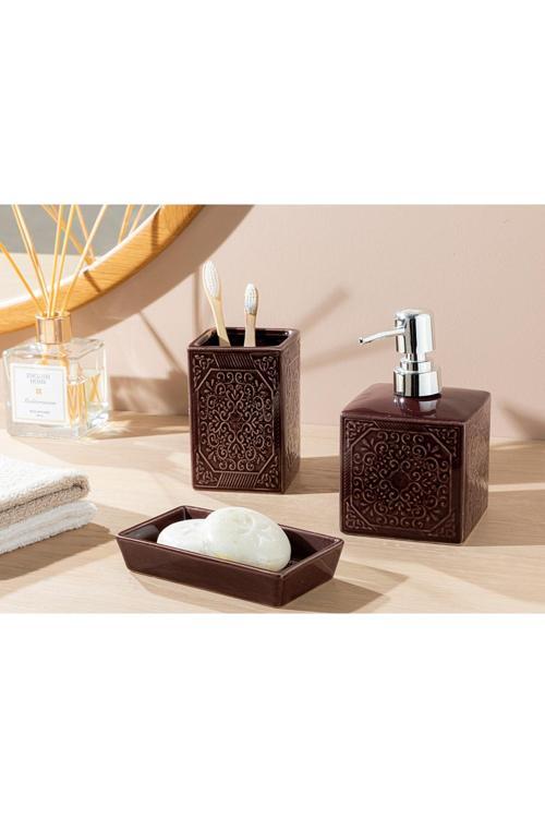 Rhonda Banyo Seti Bordo