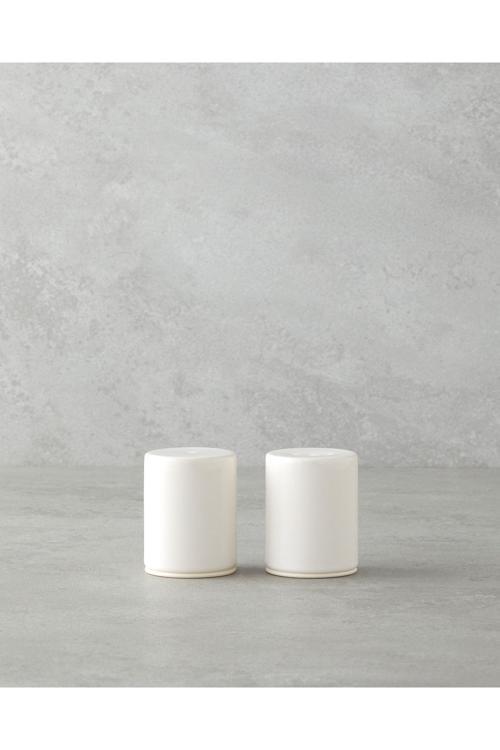 Luma Seramik 2'Li Tuzluk - Biberlik 6 Cm Krem