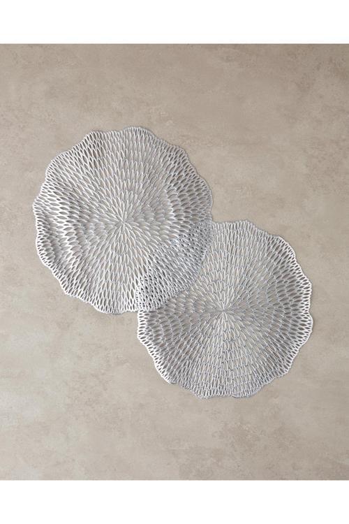 Ivory Pvc 2'Li Amerikan Servis Silver