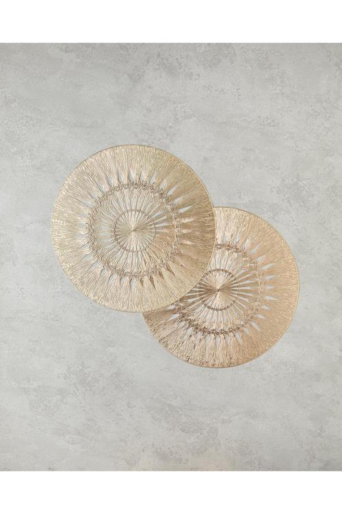 Glow Pvc 2'Li Amerikan Servis 38 Cm Gold