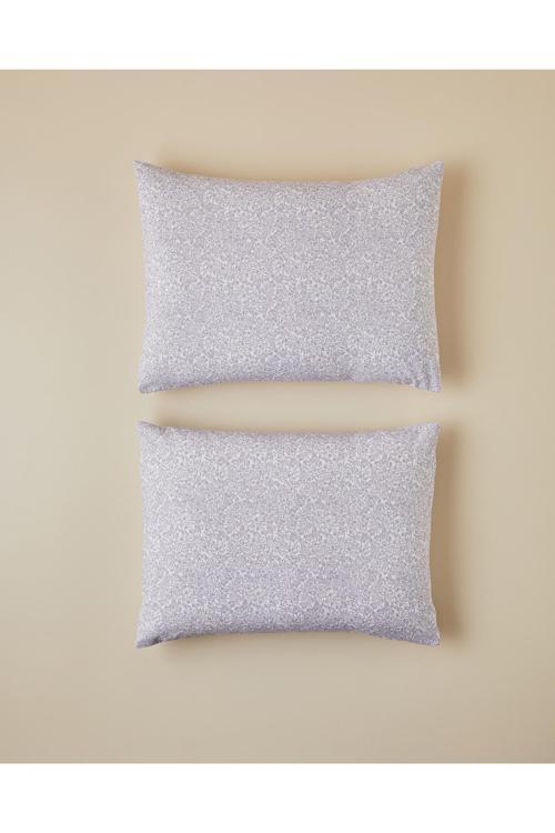Tımeless Garden Kolay Ütülenir 2'Li Yastık Kılıfı 50X70 Cm Açık Mor
