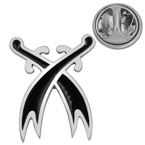 925 Ayar Gümüş Zülfikar Rozet (BC-A9456C)