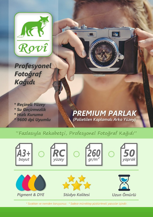 Rapunzel Parlak Fotoğraf Kağıdı 260Gsm 50Yp A3+