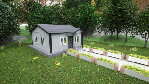 45 M2 STANDART PREFABRİK KONUT