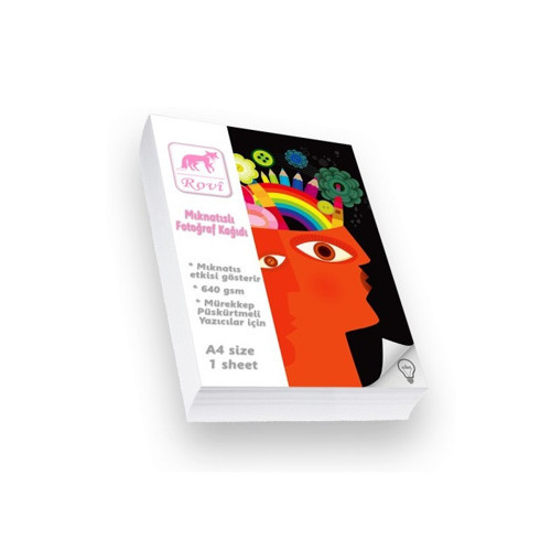 Mıknatıslı Fotoğraf Kağıdı 640Gsm 1Yp A4