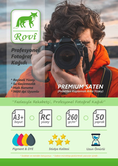 Rapunzel Satin Fotoğraf Kağıdı 260Gsm 50Yp A3+