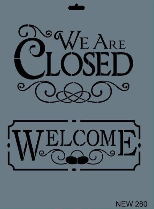 Stencil Boyama Şablonu 25x35 cm. NEW-280