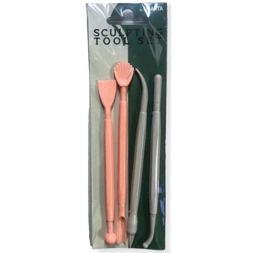 Sculpting Tool Plastik Kil Heykel Modelleme (Modelaj) Seti 4 Parç