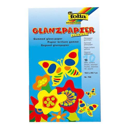 Glanzpapier Parlak Elişi Kağıdı 10 Renk 18.5x29.5 cm.