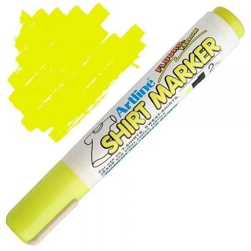 Shirt Marker Kumaş Tekstil Tişört Boyama Kalemi FOSFORLU SARI