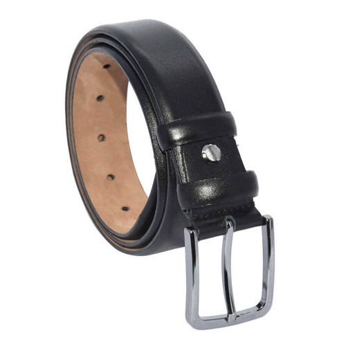Siyah Çocuk Boy Hakiki Deri Düz Model 3.5 cm.likKlasik Kemer XD-200-GRS-ST