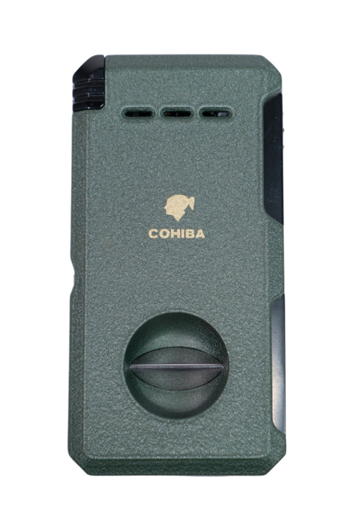 Çift Torch Pürmüz Yeşil Puro Çakmağı