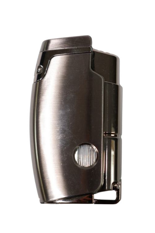 Çift Torch Pürmüz Gunmetal Puro Çakmağı