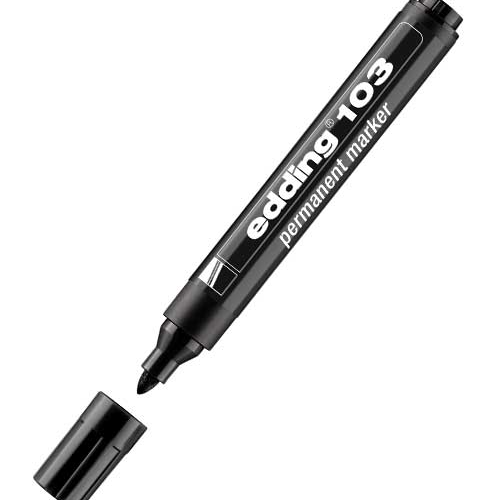 Permanent Markör E-103 Siyah 10’lu
