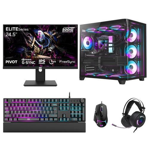 DRx7724 Ryzen 7 5700X 32GB 1TB NVMe 16GB RTX5060Ti 24.5 İnç 500Hz 1ms Oyuncu Hazır Sistem