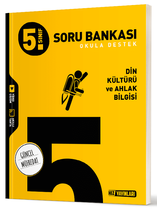 Hız Yayınları 5. Sınıf Din Kültürü ve Ahlak Bilgisi Soru Bankası