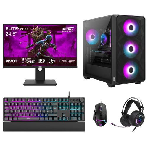 DRx7813 Ryzen 7 5700X 32GB 1TB NVMe 12GB RTX5070 24.5 İnç 300Hz 1ms Oyuncu Hazır Sistem