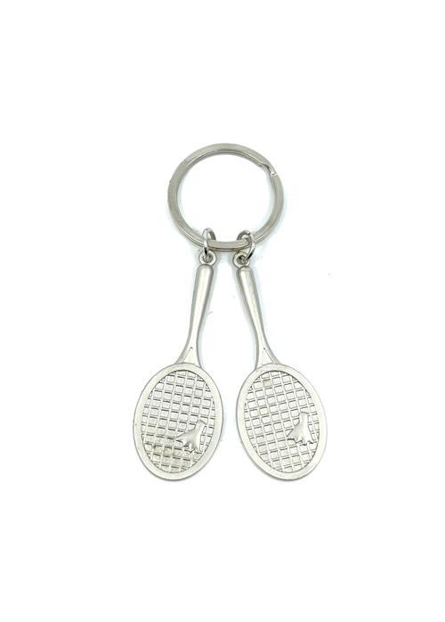 Tenis Raket Metal Anahtarlık Model 2