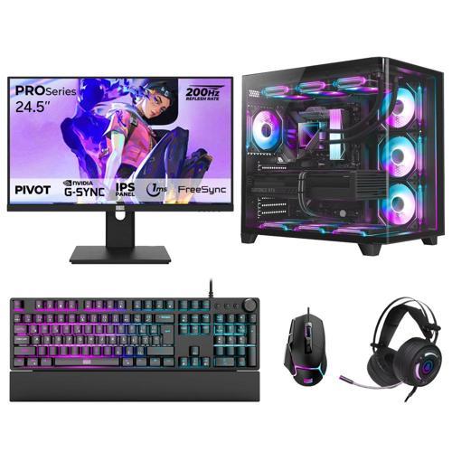 DRx7882 Ryzen 7 7800X3D 32GB DDR5 2TB GEN4 NVMe 16GB RTX5070Ti 24.5 İnç 500Hz 1ms Oyuncu Hazır Sistem
