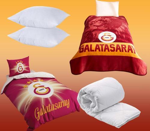 Galatasaray Lisanslı 6 Parça Uyku Seti Yastık Hediyeli