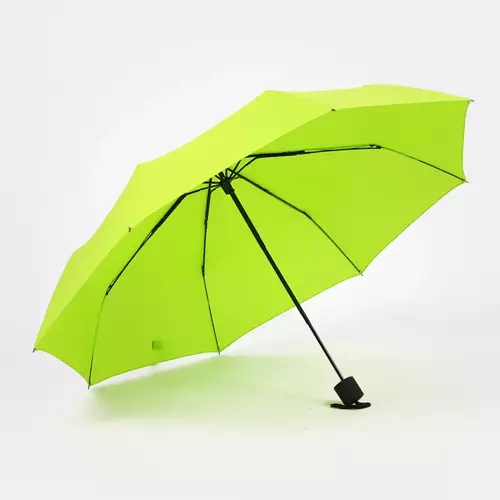 Mini Çanta Boy Bayan Şemsiyesi Yeşil Manuel Şemsiye