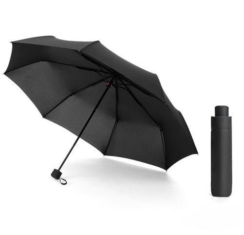 Mini Çanta Boy Bayan Şemsiyesi Siyah Şemsiye