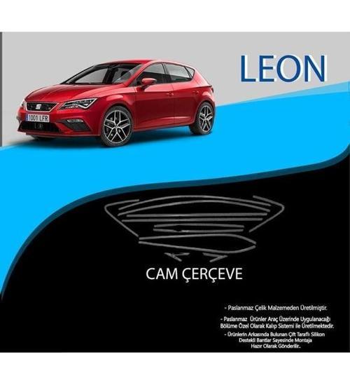 Seat Leon Krom Cam Çıtası Tam Tur 12 Parça 2012-2019 Arası