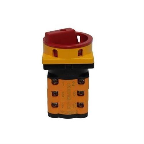 3x10A 1-0-2 Kutup Değiştirici Kilitli Pako Şalter