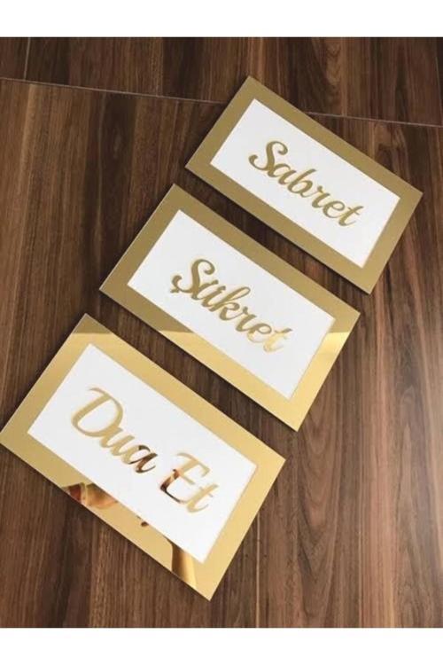 Sabret Şükret Dua Et 3'lü set