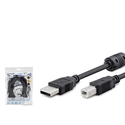 HDX7507 USB-A (E) - USB-B (E) 5mt Yazıcı Kablosu - Siyah