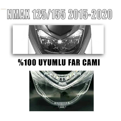Nmax 125/155 2015-2020 Uyumlu Far Camı İthal