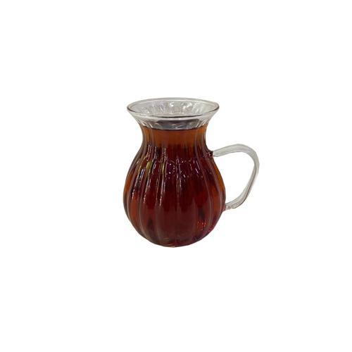 Borosilikat Cam Çay Bardağı – Isıya Dayanıklı Şeffaf Tasarım 6 Adet