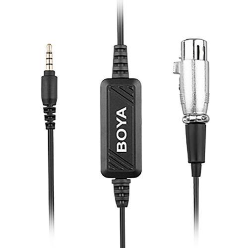 BY-BCA6 Telefon XLR Mikrofon Bağlantı Kablosu
