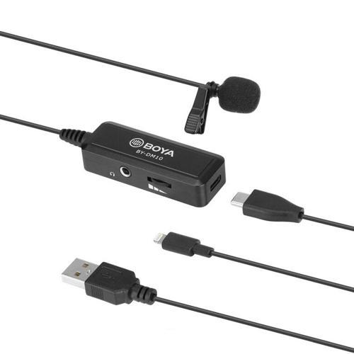 BY-DM10 Bilgisayar ve Iphone Yaka Mikrofonu