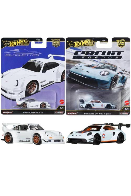 Premium Set - Hot Wheels Pandem RWB Porsche 930 & Hot Wheels Porsche 911 GT3 R (992) (1/64)